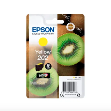 Epson 202 T02F4 Amarillo Cartucho Original | Ahorro Imprimiendo