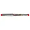 Pilot Pluma Estilografica V-Pen Silver - Desechable - Tinta Liquida - Punta de Acero - Trazo de 0.5mm - Color Rojo | Ahorro Impr