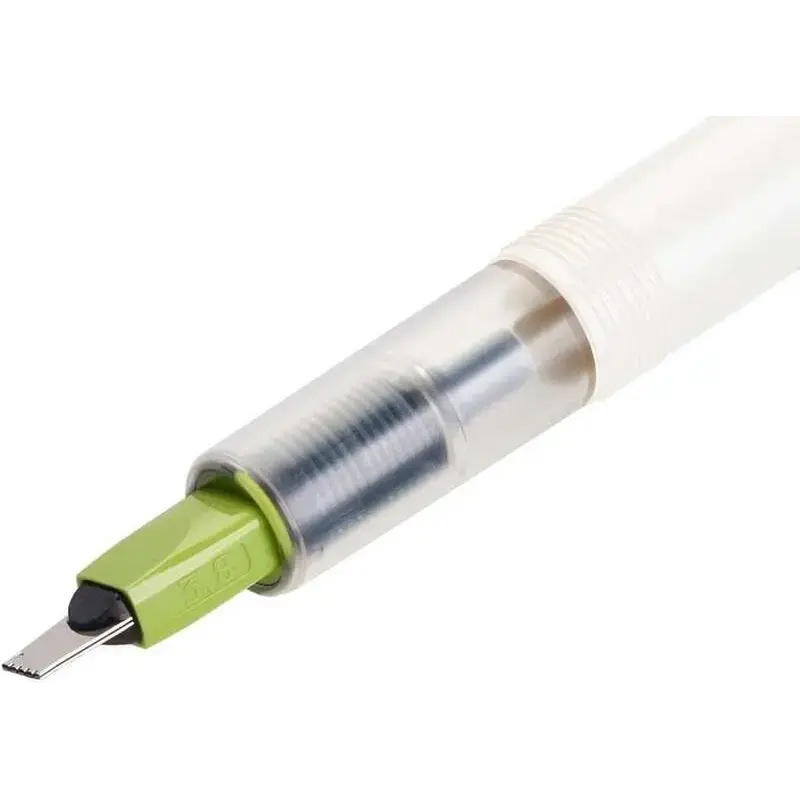 Pilot Pack de Pluma Estilografica Parallel Pen 3.8mm - Punta de Acero - Trazo de 3.8mm - 2 Recargas - Color Negro/Rojo | Ahorro