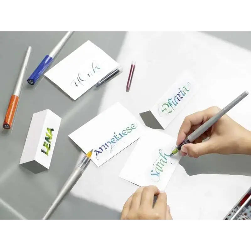 Pilot Pack de Pluma Estilografica Parallel Pen 3.8mm - Punta de Acero - Trazo de 3.8mm - 2 Recargas - Color Negro/Rojo | Ahorro