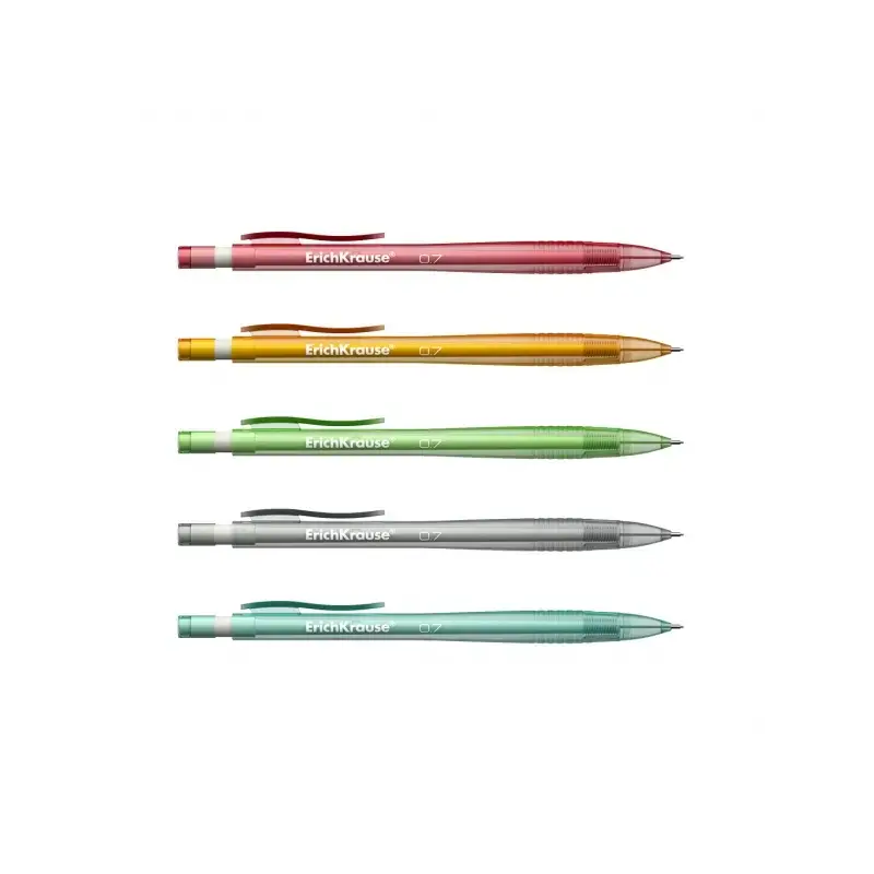 Erichkrause Spring Portaminas 0.7mm HB - Goma de Borrar - Para Minas 0.7mm - Colores Surtidos | Ahorro Imprimiendo