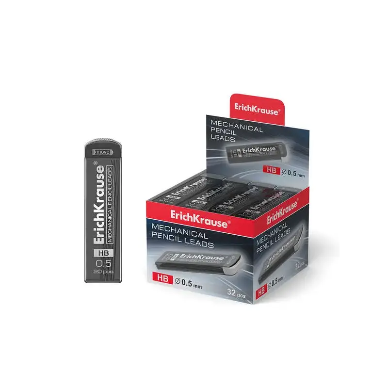 Erichkrause Megapolis Concept Pack de 20 Minas de Recambio 05mm HB - Color Negro | Ahorro Imprimiendo