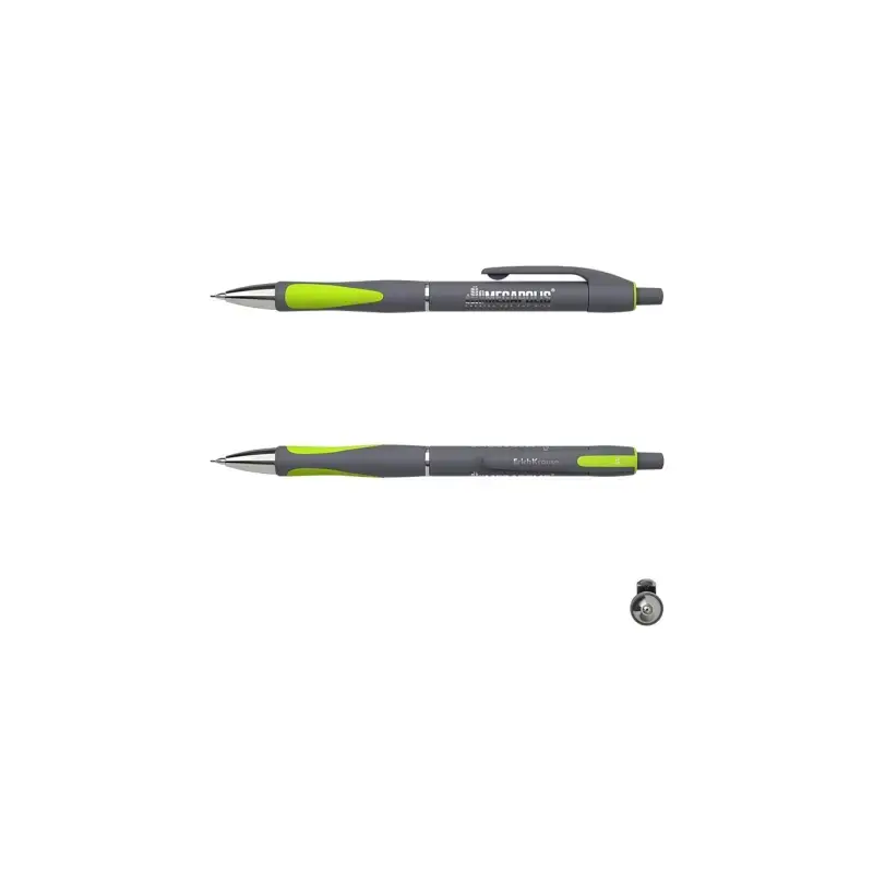 Erichkrause Megapolis Concept Portaminas 0.5mm HB - Cuerpo Redondo con Clip - Zona de Agarre Ergonomica - Para Minas de 0.5mm -