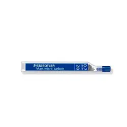 Staedtler Mars Micro Carbon 250 Tubo de 12 Minas de Grafito - Dureza 2B - Trazo 0.7mm - Alta Resistencia | Ahorro Imprimiendo