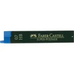 Faber-Castell 9067 Pack de 12 Minas Super-Polymer para Portaminas 0.7 HB - Resistentes y Suaves | Ahorro Imprimiendo
