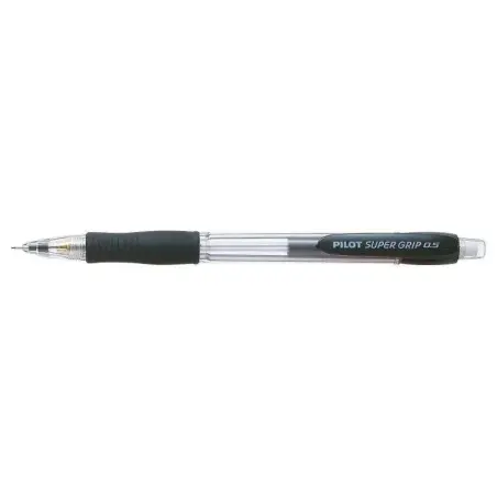 Pilot Portaminas SuperGrip H185 - Trazo 0.5mm - Mina HB - Cuerpo Negro | Ahorro Imprimiendo
