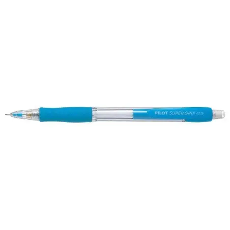 Pilot Portaminas SuperGrip H185 - Trazo 0.5mm - Mina HB - Cuerpo Azul Claro | Ahorro Imprimiendo
