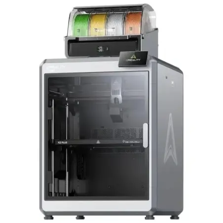 Creality K2 Plus Combo Impresora 3D Cerrada + Unidad CFS - Volumen 35x35x35cm - Impresion de Alta Velocidad de 600mm/s - Camaras