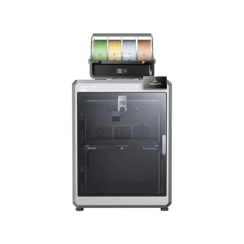 Creality K2 Plus Combo Impresora 3D Cerrada + Unidad CFS - Volumen 35x35x35cm - Impresion de Alta Velocidad de 600mm/s - Camaras