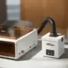 Creality Falcon Purificador de Humo Sobremesa - Precision de Filtracion de Hasta 0,03 μm - 180W y Tres Velocidades - Menos de 55