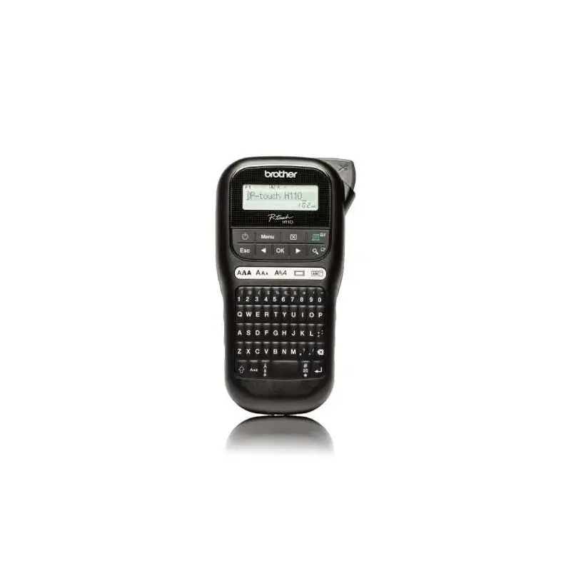 Brother PT-H110 Rotuladora Electronica Portatil - Pantalla LCD - 253 Simbolos - Velocidad 20mms - Color Negro