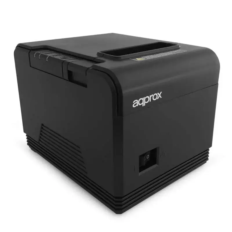 Approx Impresora Termica de Recibos - Resolucion 203dpi - Velocidad 300mm/s - USB, RJ-45, RS232 y RJ11 - Auto-Corte y Corte Manu