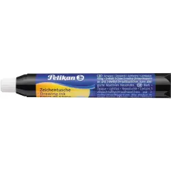 Pelikan Pipeta de Tinta China 9ml - Ideal para Dibujo y Caligrafia - Resistente al Agua - Secado Rapido - Color Negro | Ahorro I