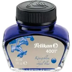 Pelikan Tinta 4001 No.78 - Frasco 30ml - Tinta de Alta Calidad - Frasco de 30ml - para Estilograficas - Color Azul Real | Ahorro
