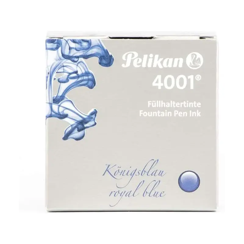 Pelikan Tinta 4001 No.78 - Frasco 30ml - Tinta de Alta Calidad - Frasco de 30ml - para Estilograficas - Color Azul Real | Ahorro