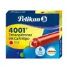 Pelikan Caja de 6 Cartuchos 4001 TP/6 - Compatible con Plumas Estilograficas Pelikan 4001 - Color Rojo | Ahorro Imprimiendo