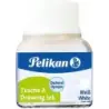 Pelikan Tinta China 523 10ml N.18 - 10ml - Resistente al Agua - Secado Rapido - Color Blanco | Ahorro Imprimiendo