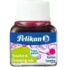 Pelikan Tinta China 523 10ml N.2 - Botella de 10ml - Ideal para Dibujo y Caligrafia - Color Carmin | Ahorro Imprimiendo