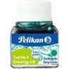 Pelikan Tinta China 523 10ml N.7 - Botella de 10ml - Ideal para Dibujo y Caligrafia - Resistente al Agua y de Secado Rapido - Co