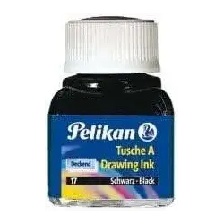 Pelikan Tinta China 523 10ml - Alta Calidad - Resistente al Agua - Ideal para Dibujo y Caligrafia - Color Siena Tostada | Ahorro