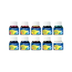 Pelikan 523 Pack de 10 Tintas Chinas - 10ml - Pigmentacion Intensa - Colores Surtidos | Ahorro Imprimiendo