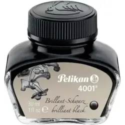 Pelikan Tinta 4001 No.78 - Frasco 30ml - Frasco de 30ml - Asegura el Perfecto Funcionamiento de la Estilografica - Color Negro |