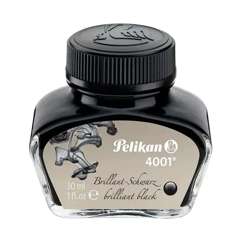 Pelikan Tinta 4001 No.78 - Frasco 30ml - Frasco de 30ml - Asegura el Perfecto Funcionamiento de la Estilografica - Color Negro |