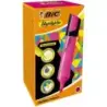Bic Marking Highlighter Flat Marcador Fluorescente - Punta Biselada - Trazo entre 1.70 y 4.80 mm - Tinta con Base de Agua - Colo