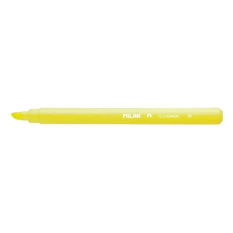 Milan Junior Marcador Fluorescente - Punta Biselada 1 - 4mm - Color Amarillo | Ahorro Imprimiendo