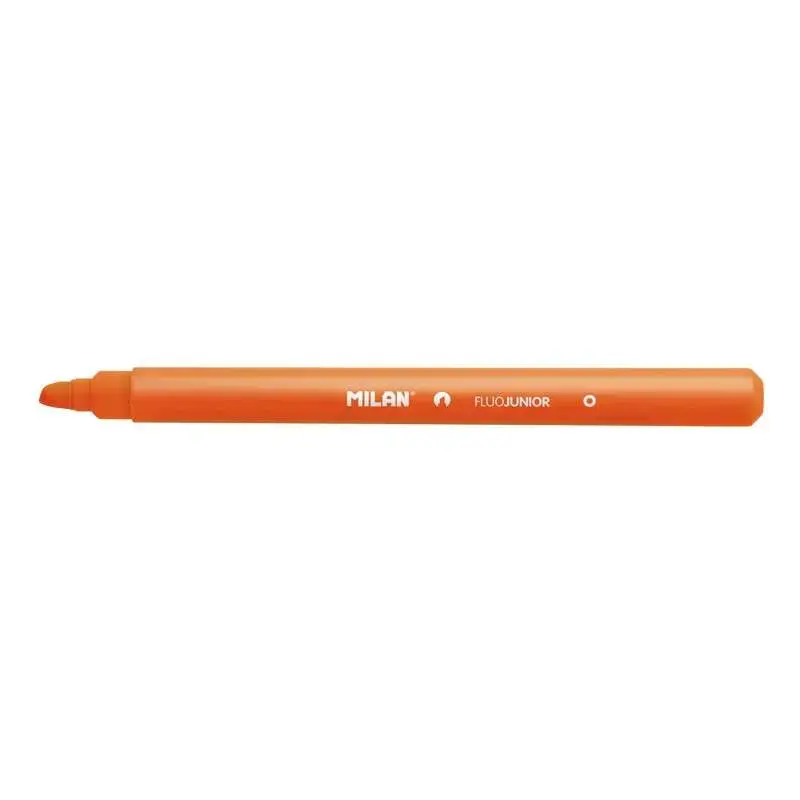 Milan Junior Marcador Fluorescente - Punta Biselada 1 - 4mm - Color Naranja | Ahorro Imprimiendo