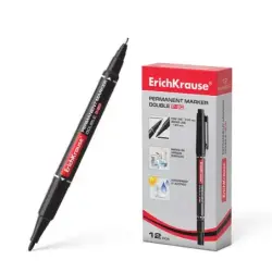 Erichkrause Double P-80 Marcador Permanente Doble Punta - Punta Bala de 1,65mm, Punta Fina de 0,45mm - Tinta a Base de Alcohol R