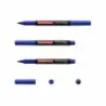 Erichkrause P-100 Marcador Permanente - Punta Fina - Trazo de 0.5 a 1.2mm - Resistente al Agua y a los Rayos UV - Color Azul | A