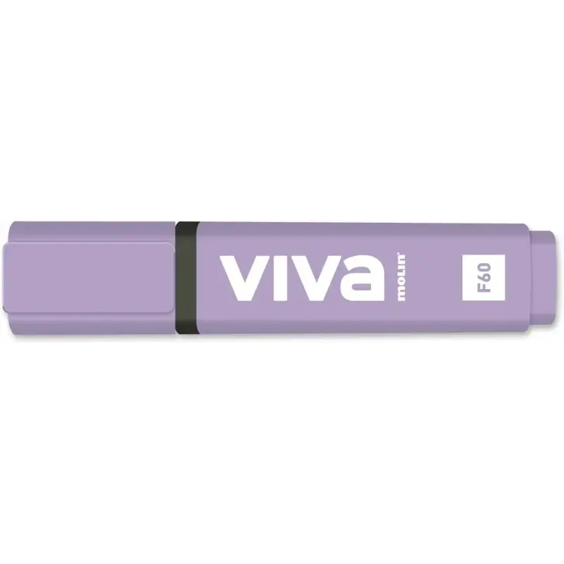 Molin Viva Marcador Fluorescente - Trazo entre 1 y 5mm - Tinta con Base de Agua - Color Violeta | Ahorro Imprimiendo