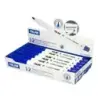 Milan Rotulador para Pizarra Blanca con Punta Redonda - Punta 3.7 mm - Tinta a Base de Alcohol - Borrable en Seco - Color Azul |