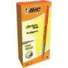 Bic Highlighter Grip Marcador Fluorescente - Punta Biselada - Trazo entre 1.60 y 3.30 mm - Grip Texturizado - Color Naranja | Ah