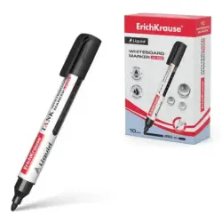 Erichkrause Liquid LW-600 Marcador de Pizarra Blanca - Tinta Liquida a Base de Alcohol - Punta en Forma de Bala - Ancho de Linea