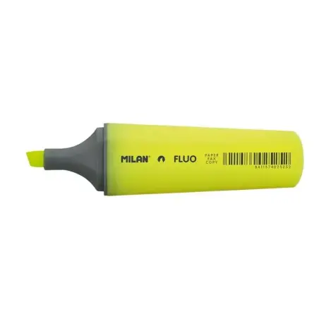 Milan Marcador Fluorescente - Punta Biselada 1 - 4.8mm - Color Amarillo | Ahorro Imprimiendo