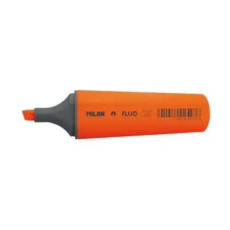 Milan Marcador Fluorescente - Punta Biselada 1 - 4.8mm - Color Naranja | Ahorro Imprimiendo