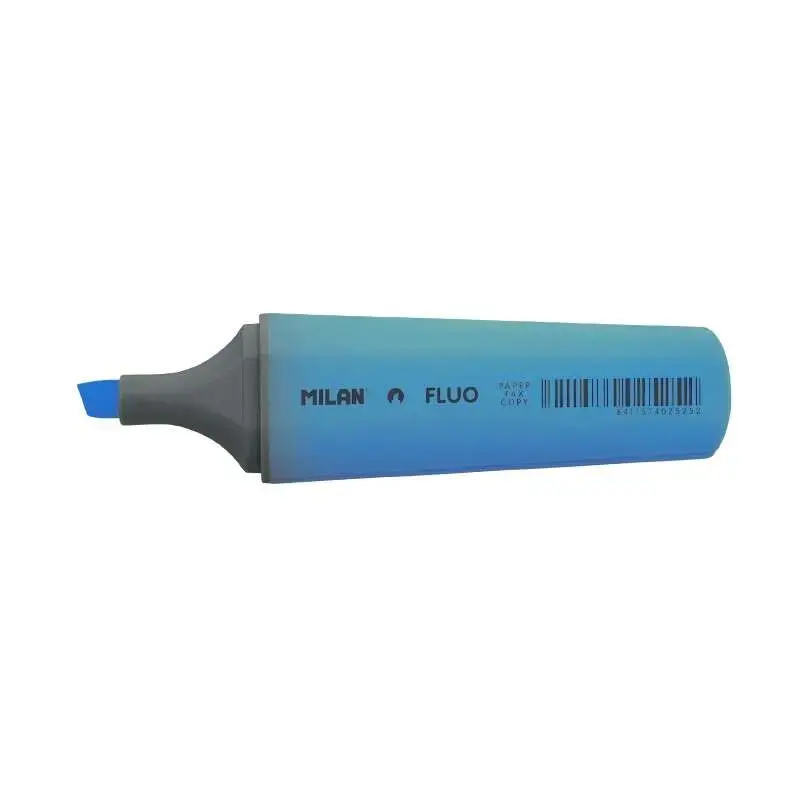 Milan Marcador Fluorescente - Punta Biselada 1 - 4.8mm - Color Azul | Ahorro Imprimiendo