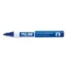 Milan Rotulador Permanente - Punta Redonda 4mm - Tinta a Base de Alcohol - Color Azul | Ahorro Imprimiendo