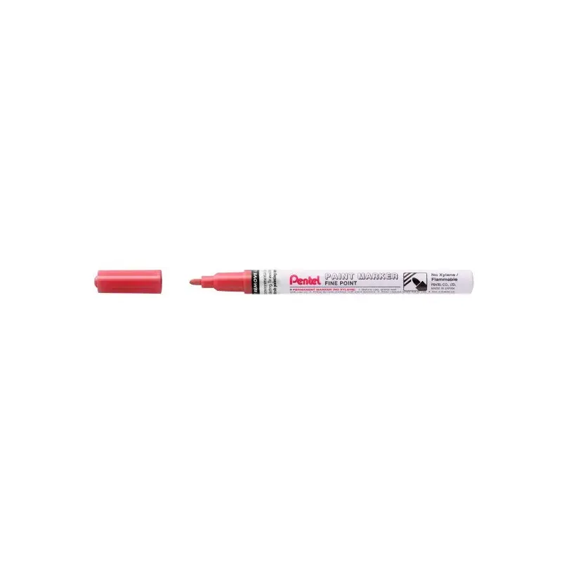 Pentel Paint Marker Marcador de Pintura - Punta Fina 2.9mm - Permanente en todas las Superficies - Resistente a Luz y Agua - Cue