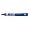 Milan Rotulador Permanente Punta Biselada - Punta 1 - 4mm - Tinta a Base de Alcohol - Color Azul | Ahorro Imprimiendo