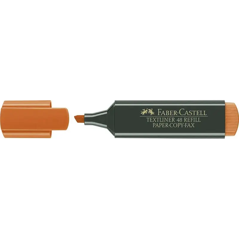Faber-Castell Rotulador Marcador Fluorescente Textliner 48 - Punta Biselada - Trazo entre 1.2mm y 5mm - Tinta con Base de Agua -