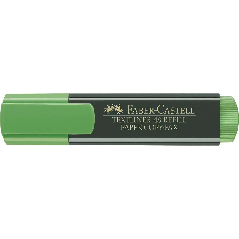 Faber-Castell Rotulador Marcador Fluorescente Textliner 48 - Punta Biselada - Trazo entre 1.2mm y 5mm - Tinta con Base de Agua -
