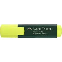 Faber-Castell Rotulador Marcador Fluorescente Textliner 48 - Punta Biselada - Trazo entre 1.2mm y 5mm - Tinta con Base de Agua -