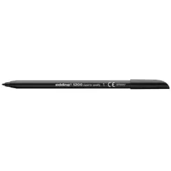 Edding 1200 Rotulador - Punta Redonda - Trazo entre 0.5 y 1 mm. - Tinta con Base de Agua - Color Negro | Ahorro Imprimiendo
