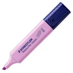 Staedtler Textsurfer Classic 364 Pastel Marcador Fluorescente - Punta Biselada - Trazo entre 1 - 5mm - Tinta con Base de Agua -