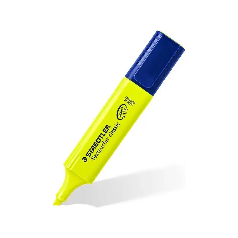 Staedtler Textsurfer Classic 364 Marcador Fluorescente - Punta Biselada - Trazo entre 1 - 5mm - Tinta con Base de Agua - Color A