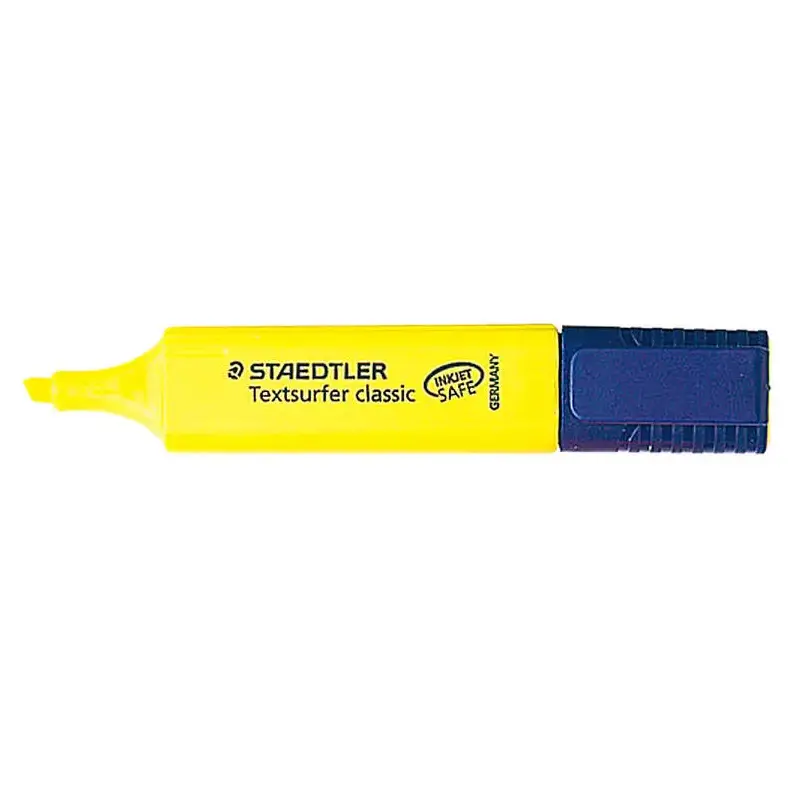 Staedtler Textsurfer Classic 364 Marcador Fluorescente - Punta Biselada - Trazo entre 1 - 5mm - Tinta con Base de Agua - Color A