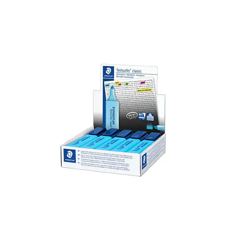 Staedtler Textsurfer Classic 364 Marcador Fluorescente - Punta Biselada - Trazo entre 1 - 5mm - Tinta con Base de Agua - Color A